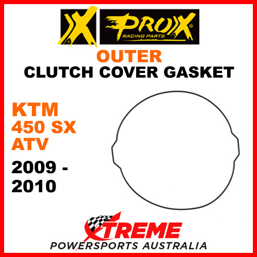 ProX KTM 505SX 505 SX ATV 2009-2010 Outer Clutch Cover Gasket 37.19.G6427