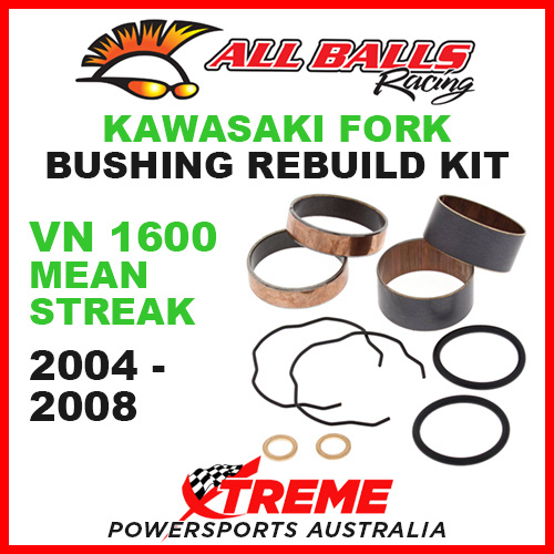 All Balls 38-6039 Kawasaki VN1600 VN 1600 Mean Streak 2004-2008 Fork Bushing Kit