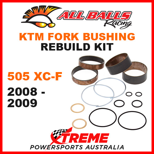 38-6073 KTM 505 XC-F 505XC-F 2008-2009 MX Fork Bushing Rebuild Kit Dirt Bike