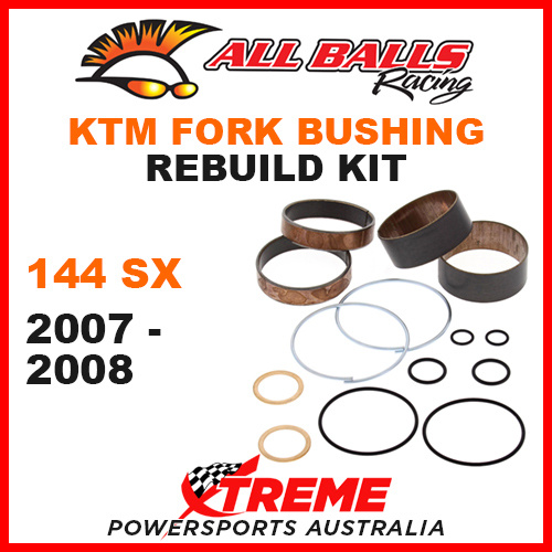 38-6073 KTM 144 SX 144SX 2007-2008 MX Fork Bushing Rebuild Kit Dirt Bike