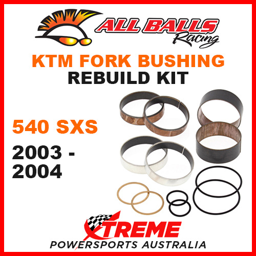 38-6077 KTM 540 SXS 540SXS 2003-2004 MX Fork Bushing Rebuild Kit Dirt Bike