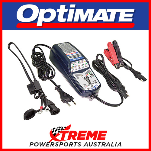 Optimate 4 Dual Program Mx Motorcycle Battery Charger Maintainer 9-Step 12V 1A TM638