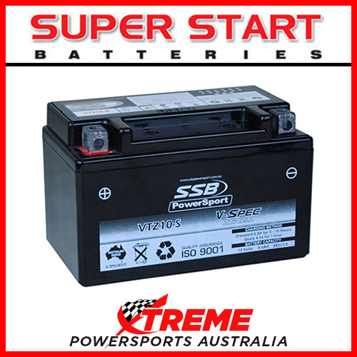 SSB 12V V-SPEC DRY CELL 210 CCA AGM BATTERY YAMAHA YFM350R RAPTOR 2005-2014