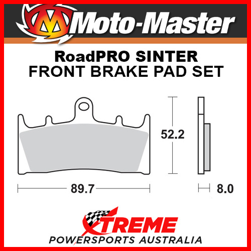 Moto Master Kawasaki ZX-9R 1996-2003 RoadPRO Sintered Front Brake Pads 403601