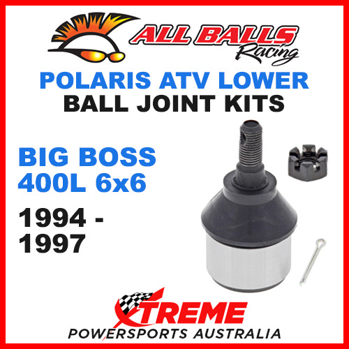 All Balls 42-1030 Big Boss 400L 6x6 1994-1997 ATV Lower Ball Joint Kit