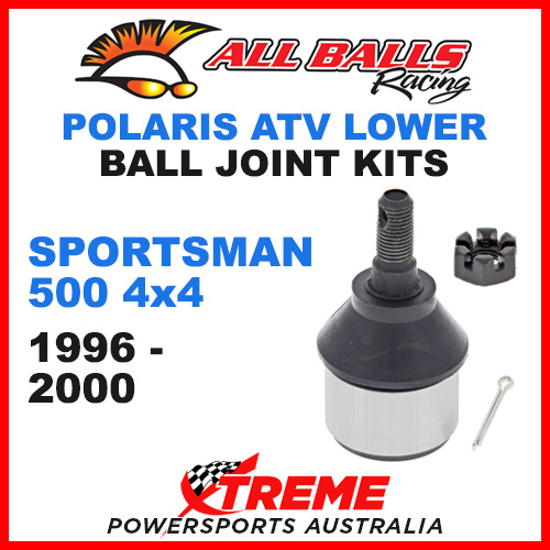 All Balls 42-1030 Polaris Sportsman 500 4X4 1996-2000 ATV Lower Ball Joint Kit