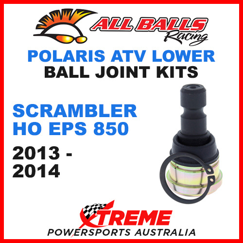 All Balls 42-1037 Polaris Scrambler HO EPS 850 2013-2014 ATV Lower Ball Joint Kit