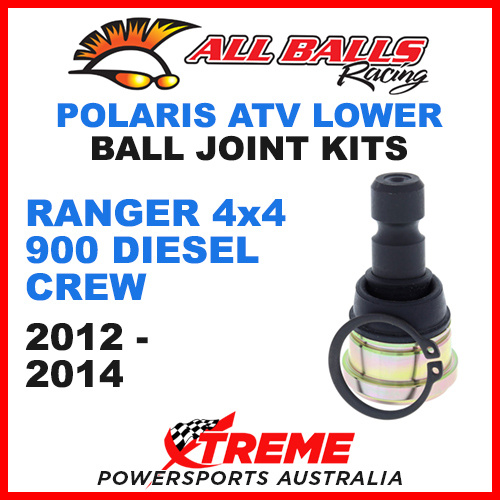 42-1037 Polaris Ranger 4X4 900 Diesel Crew 2012-2014 ATV Lower Ball Joint Kit