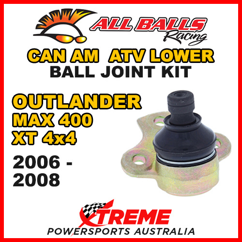 42-1040 Can Am Outlander MAX 400 XT 4x4 2006-2008 Lower Ball Joint Kit ATV