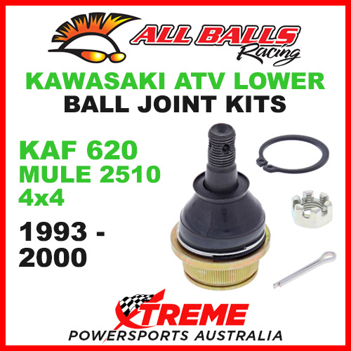 42-1041 Kawasaki KAF 620 Mule 2510 4x4 1993-2000 ATV Lower Ball Joint Kit