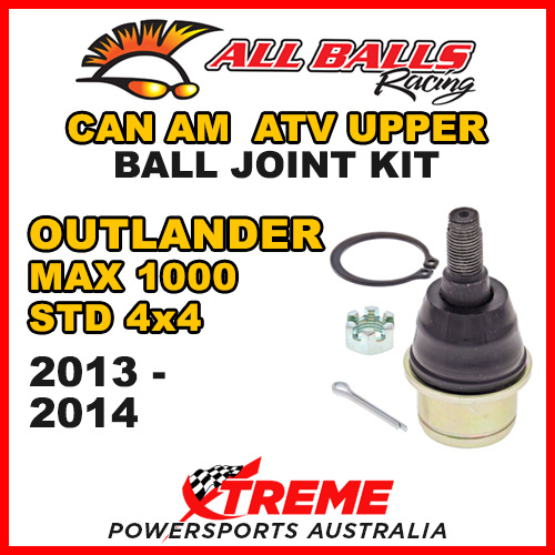 42-1043 Can Am Outlander MAX 1000 STD 4x4 2013-2014 ATV Upper Ball Joint Kit