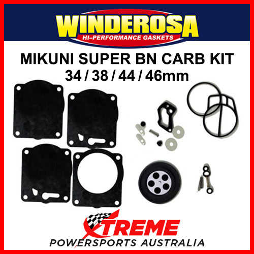 Winderosa 451460 Universal PWC Mikuni Super BN 34/38/44/46mm Carb Repair Kit