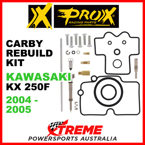 Pro-X Kawasaki KX250F KX 250F 2004-2005 Carburetor Rebuild Kit 44.55.10458