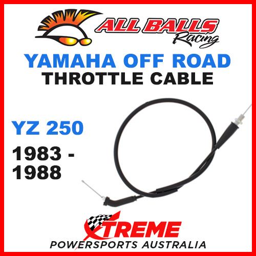 ALL BALLS 45-1073 MX YAMAHA THROTTLE CABLE YZ250 YZ 250 1983-1988 OFF ROAD