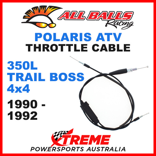 ALL BALLS 45-1161 ATV POLARIS THROTTLE CABLE 350L TRAIL BOSS 4X4 1990-1992 QUAD