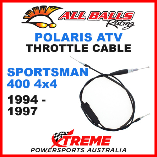 ALL BALLS 45-1161 ATV POLARIS THROTTLE CABLE SPORTSMAN 400 4X4 1994-1997 QUAD