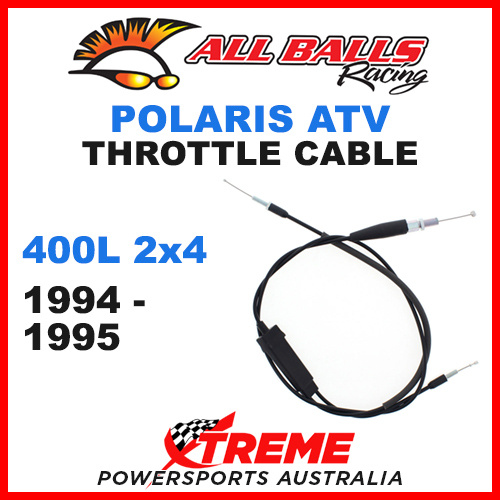 ALL BALLS 45-1161 ATV POLARIS THROTTLE CABLE 400L 2X4 1994-1995 QUAD BIKE