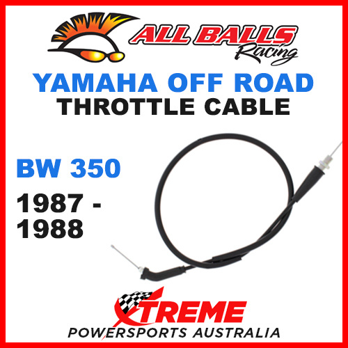 ALL BALLS 45-1181 MX YAMAHA THROTTLE CABLE BW350 BW 350 1987-1988 OFF ROAD