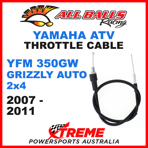 45-1190 YAMAHA THROTTLE CABLE YFM350GW YFM 350GW GRIZZLY AUTO 2X4 2007-2011