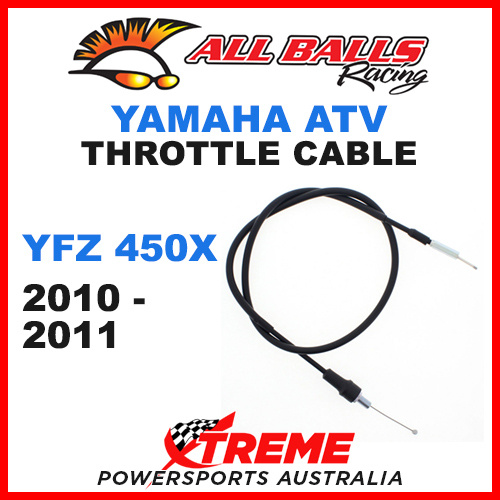 ALL BALLS 45-1192 YAMAHA THROTTLE CABLE YFZ450X YFZ 450X 2010-2011