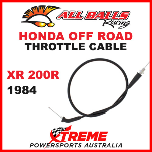 ALL BALLS 45-1201 MX HONDA THROTTLE CABLE XR200R XR 200R 1984 DIRT BIKE