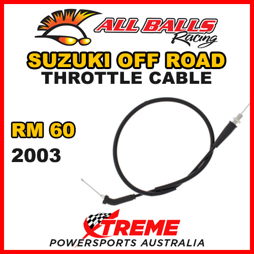 ALL BALLS 45-1204 For Suzuki THROTTLE CABLE RM60 RM 60 2003 DIRT BIKE