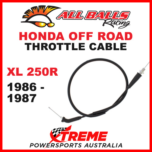 ALL BALLS 45-1207 MX HONDA THROTTLE CABLE XL250R XL 250R  1986-1987 DIRT BIKE