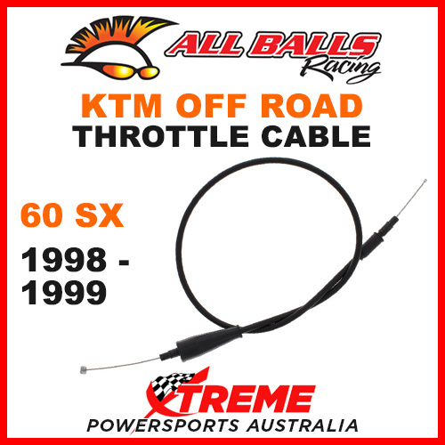 ALL BALLS 45-1217 MX KTM THROTTLE CABLE 60SX 60 SX SX60 1998-1999 DIRT BIKE