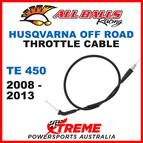 ALL BALLS 45-1220 MX HUSQVARNA THROTTLE CABLE TE450 TE 450 2008-2013 DIRT BIKE