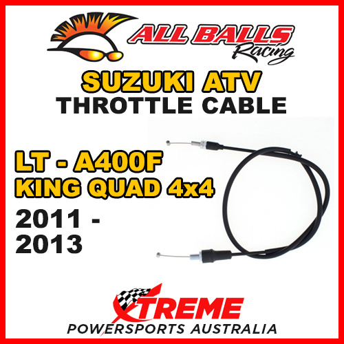 ALL BALLS 45-1223 For Suzuki THROTTLE CABLE LTA 400F LTA400F KING QUAD 4X4 2011-2013