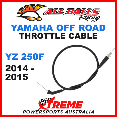 ALL BALLS 45-1251 MX YAMAHA THROTTLE CABLE YZ250F YZF250 2014-2015 OFF ROAD