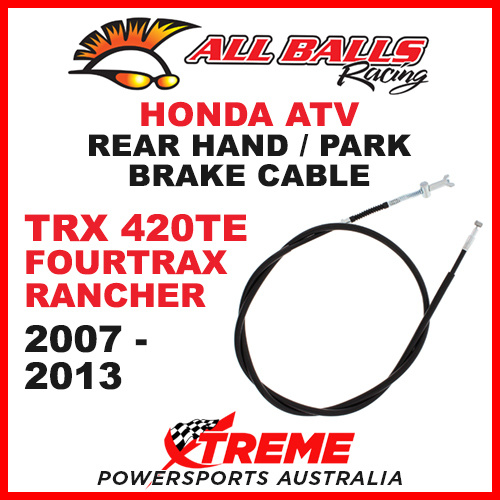 45-4016 Honda TRX420TE Fourtrax Rancher 2007-13 ATV Rear Hand Park Brake Cable