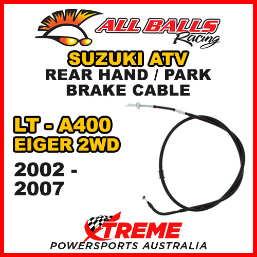 45-4043 For Suzuki LT-A400 Eiger 2WD 2002-2007 ATV Rear Handbrake Park Brake Cable