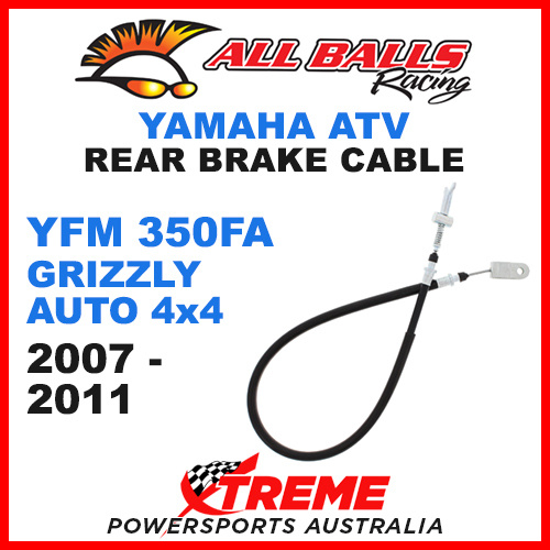 All Balls 45-4051 Yamaha YFM350FA Grizzly Auto 4X4 2007-2011 ATV Rear Brake Cable