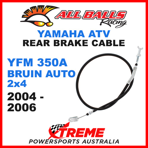 All Balls 45-4052 Yamaha YFM350A Bruin Auto 2X4 2004-2006 ATV Rear Brake Cable