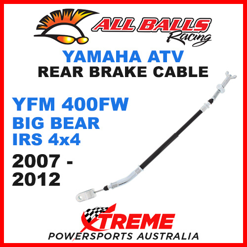 All Balls 45-4053 Yamaha YFM400FW Big Bear IRS 4X4 07-12 ATV Rear Brake Cable