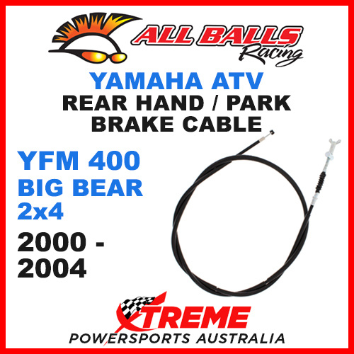 45-4065 YFM400 Big Bear 2X4 2000-2004 ATV Rear Hand Park Brake Cable