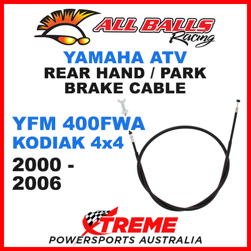 45-4067 YFM400FWA Kodiak 4X4 2000-2006 ATV Rear Hand Park Brake Cable