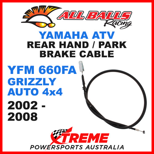 45-4070 YFM 660FA Grizzly Auto 4X4 2002-2008 ATV Rear Hand Park Brake Cable