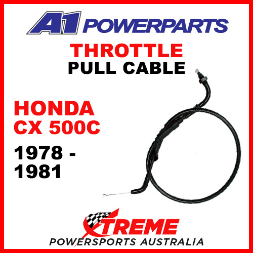 A1 Powerparts Honda CX500C CX 500C 1978-1981 Throttle Pull Cable 50-087-10