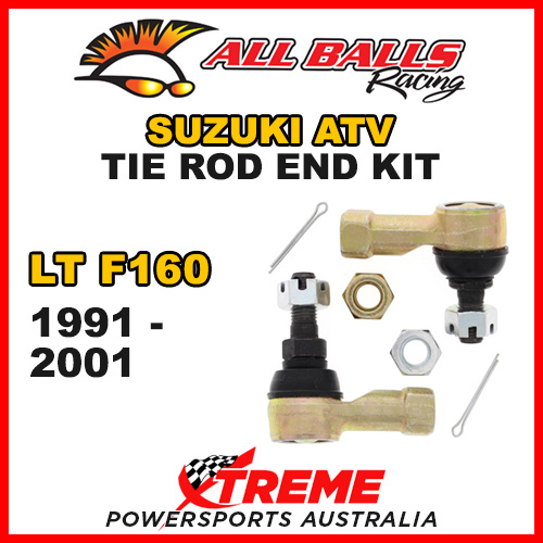 All Balls 51-1002 For Suzuki ATV LTF160 LTF 160 1991-2001 Tie Rod End Kit