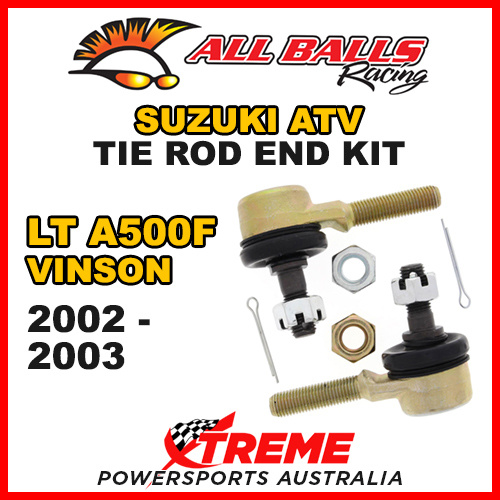 All Balls 51-1012 For Suzuki ATV LTA500F LTA 500F Vinson 2002-2003 Tie Rod End Kit