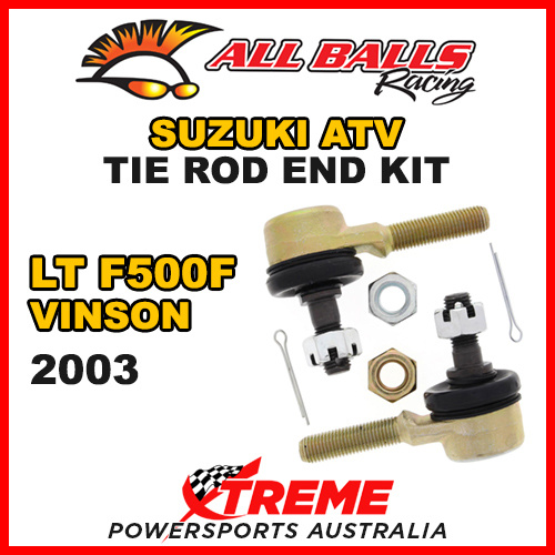 All Balls 51-1012 For Suzuki ATV LTF500F LTF 500F Vinson 2003 Tie Rod End Kit