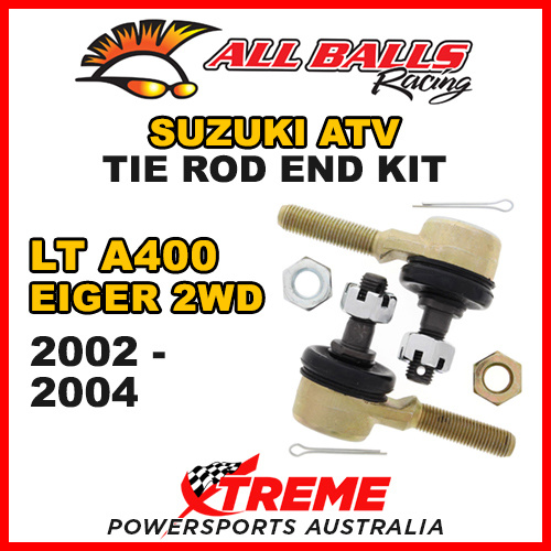 All Balls 51-1014 For Suzuki ATV LTA400 LTA 400 Eiger 2WD 2002-2004 Tie Rod End Kit