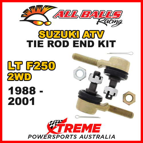 All Balls 51-1014 For Suzuki ATV LTF250 LTF 250 2WD 1988-2001 Tie Rod End Kit