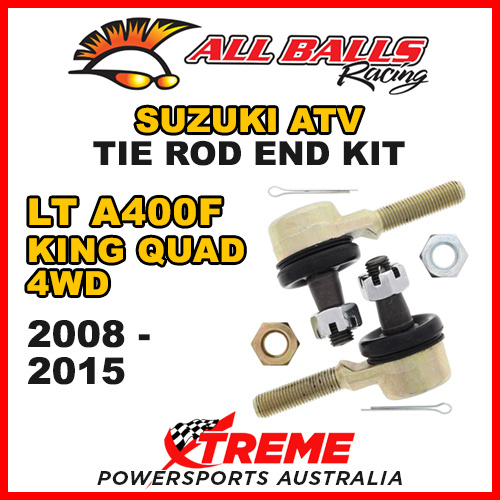 All Balls 51-1016 For Suzuki ATV LT-A400F 4WD King Quad 2008-2015 Tie Rod End Kit