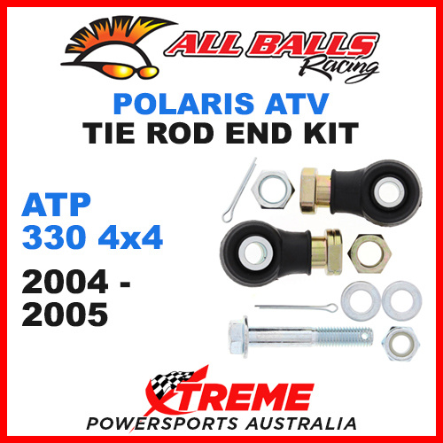 All Balls 51-1021 Polaris ATP 330 4x4 2004-2005 ATV Tie Rod End Kit