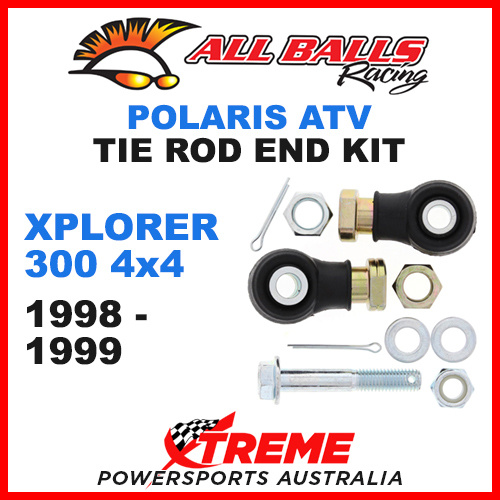 All Balls 51-1021 Polaris Xplorer 300 4x4 1998-1999 ATV Tie Rod End Kit