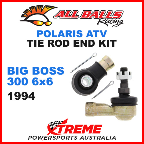 All Balls 51-1022 Polaris Big Boss 300 6x6 1994 ATV Tie Rod End Kit