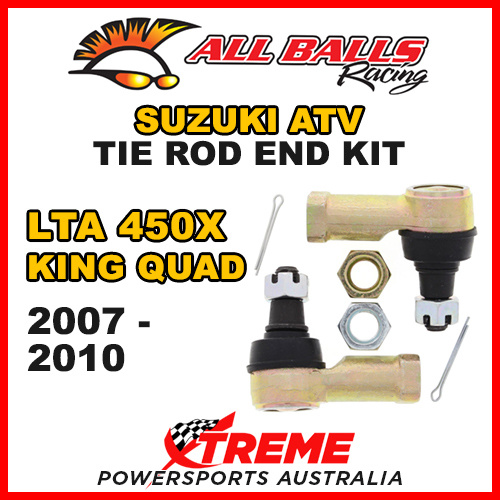 All Balls 51-1029 For Suzuki ATV LTA-450X King Quad 2007-2010 Tie Rod End Kit